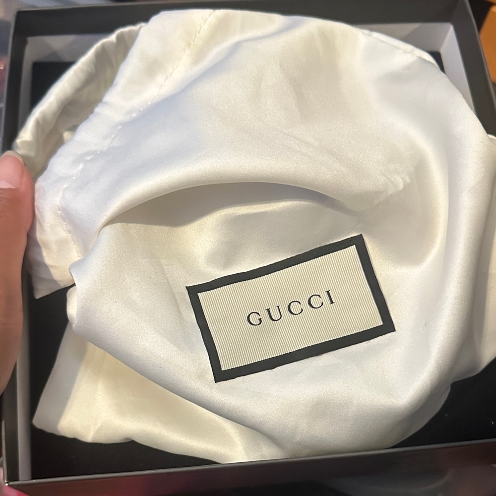 Gucci Ivory Silk Storage Bag